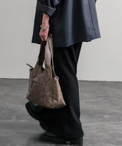 2WAY PUレザーショルダーバッグ/トートバッグ 15506