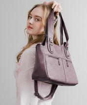 2WAY PUレザーショルダーバッグ/トートバッグ 15506