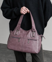 2WAY PUレザーショルダーバッグ/トートバッグ 15506