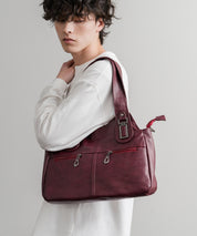 2WAY PUレザーショルダーバッグ/トートバッグ 15506