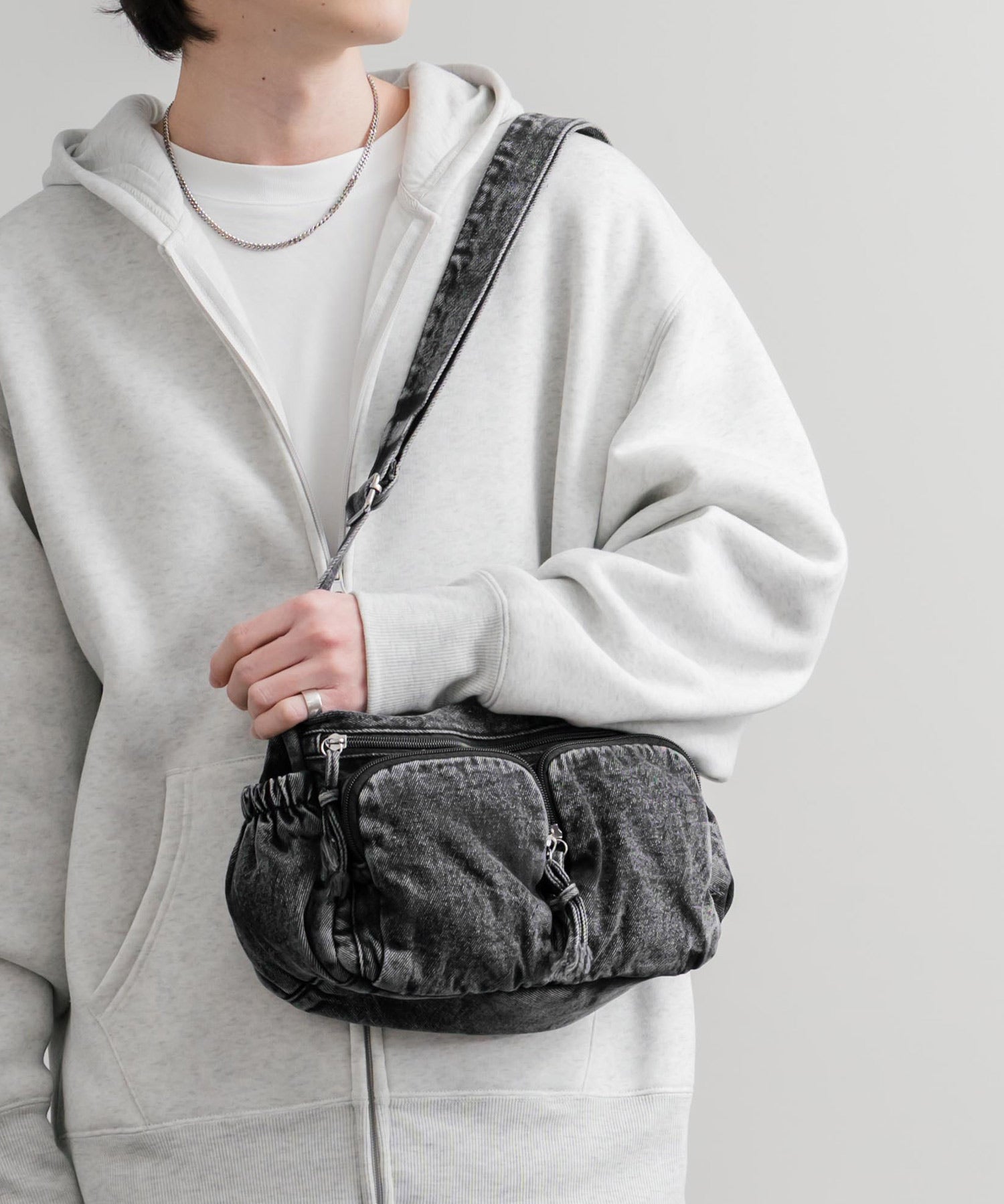 ヴィンテージデニムショルダーバッグ 15507