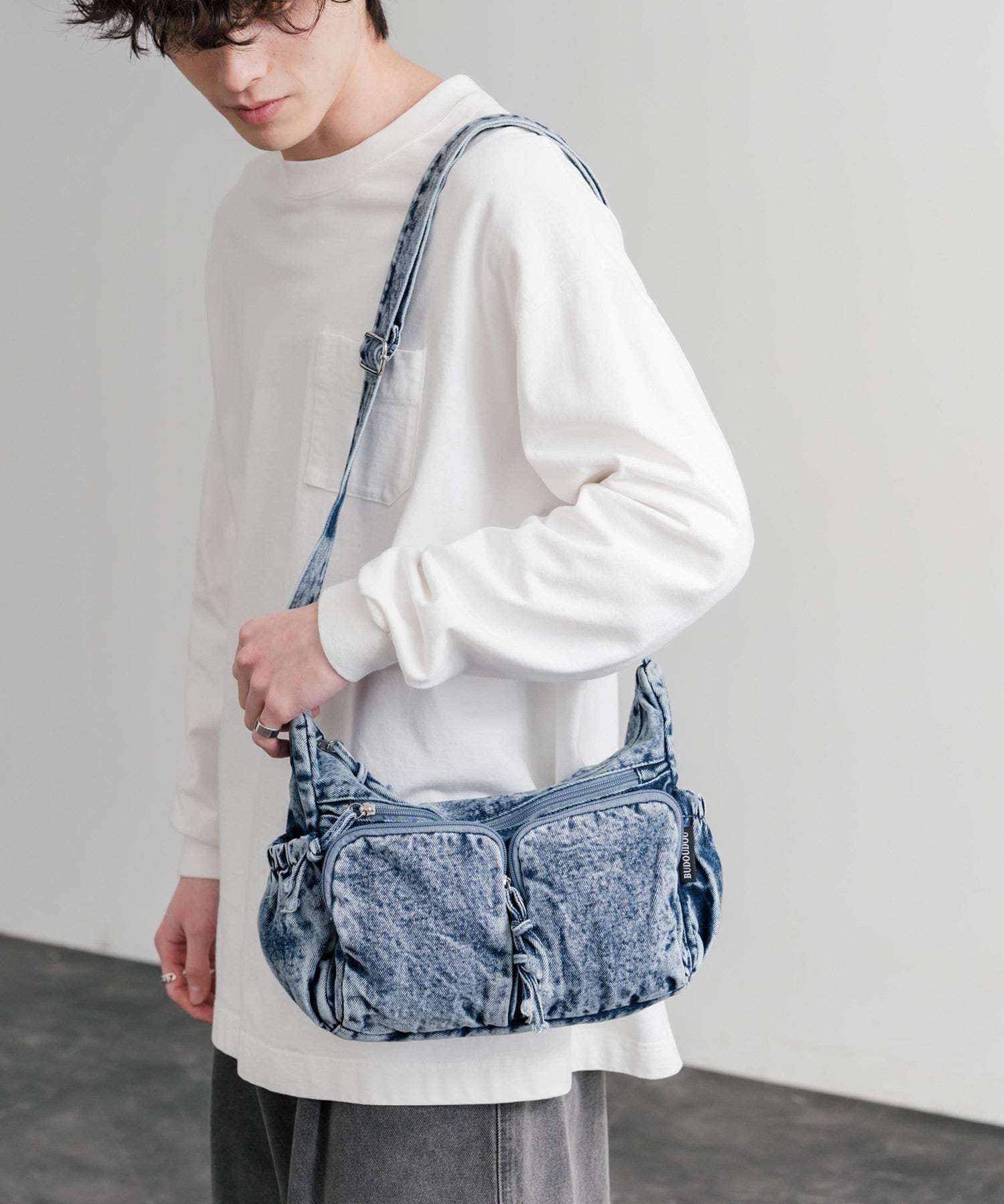 ヴィンテージデニムショルダーバッグ 15507