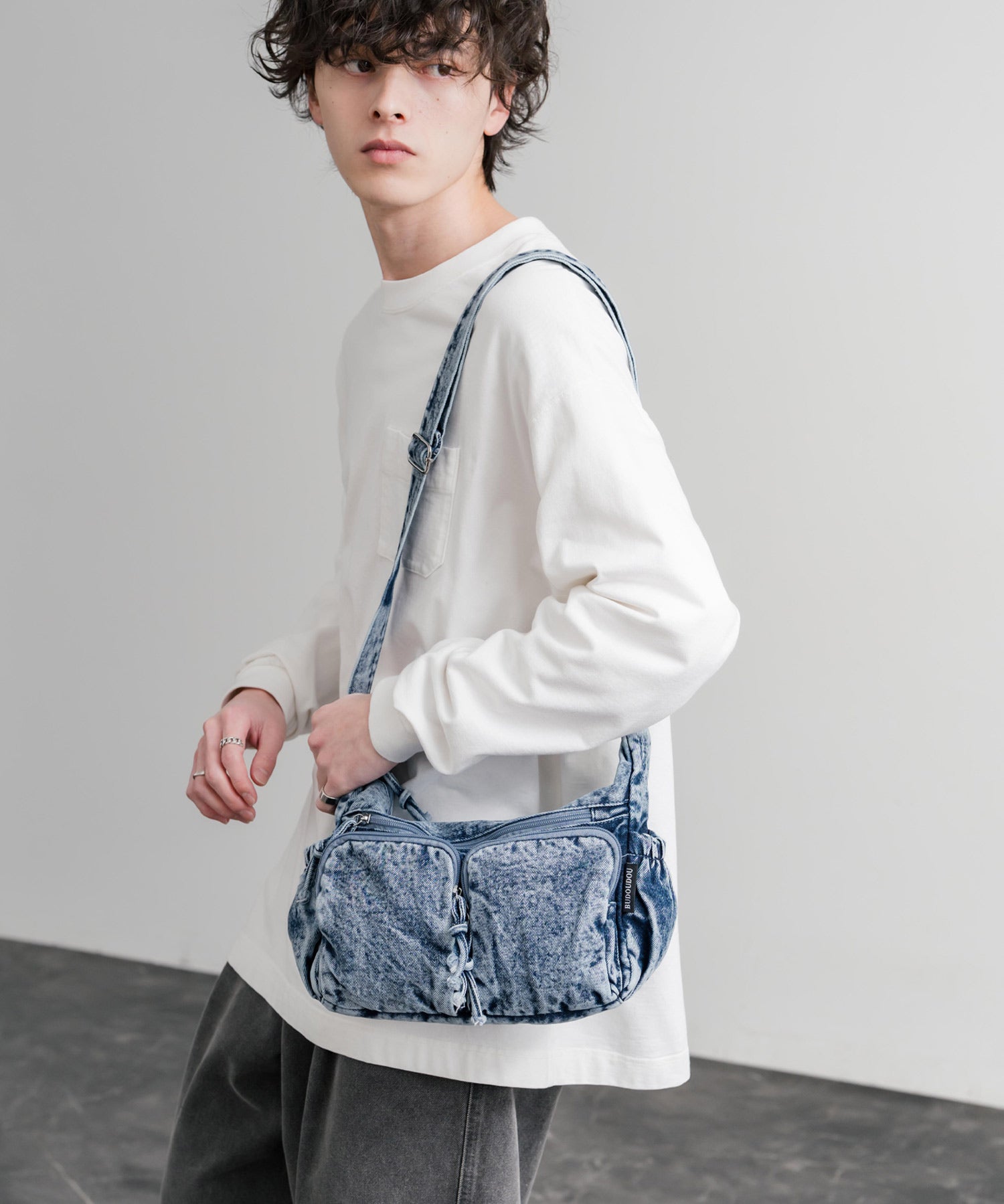 ヴィンテージデニムショルダーバッグ 15507