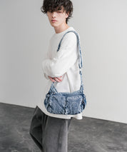 ヴィンテージデニムショルダーバッグ 15507