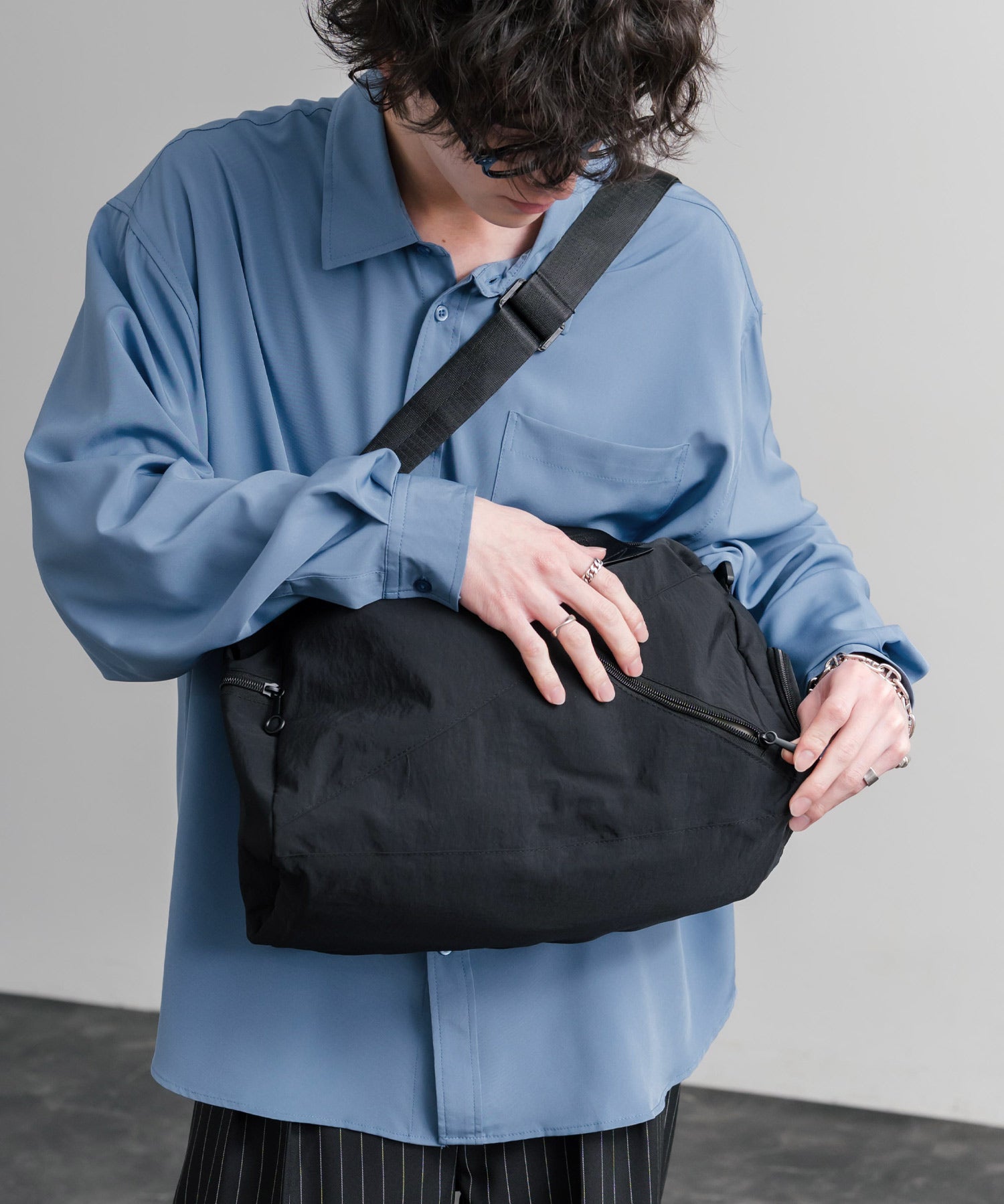 2WAY ナイロンボストンバッグ/ショルダーバッグ/トラベルバッグ 15508