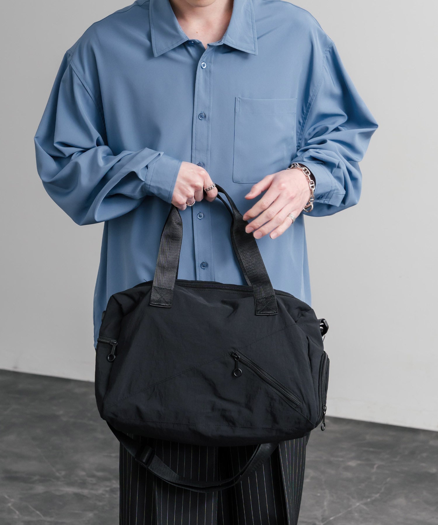 2WAY ナイロンボストンバッグ/ショルダーバッグ/トラベルバッグ 15508