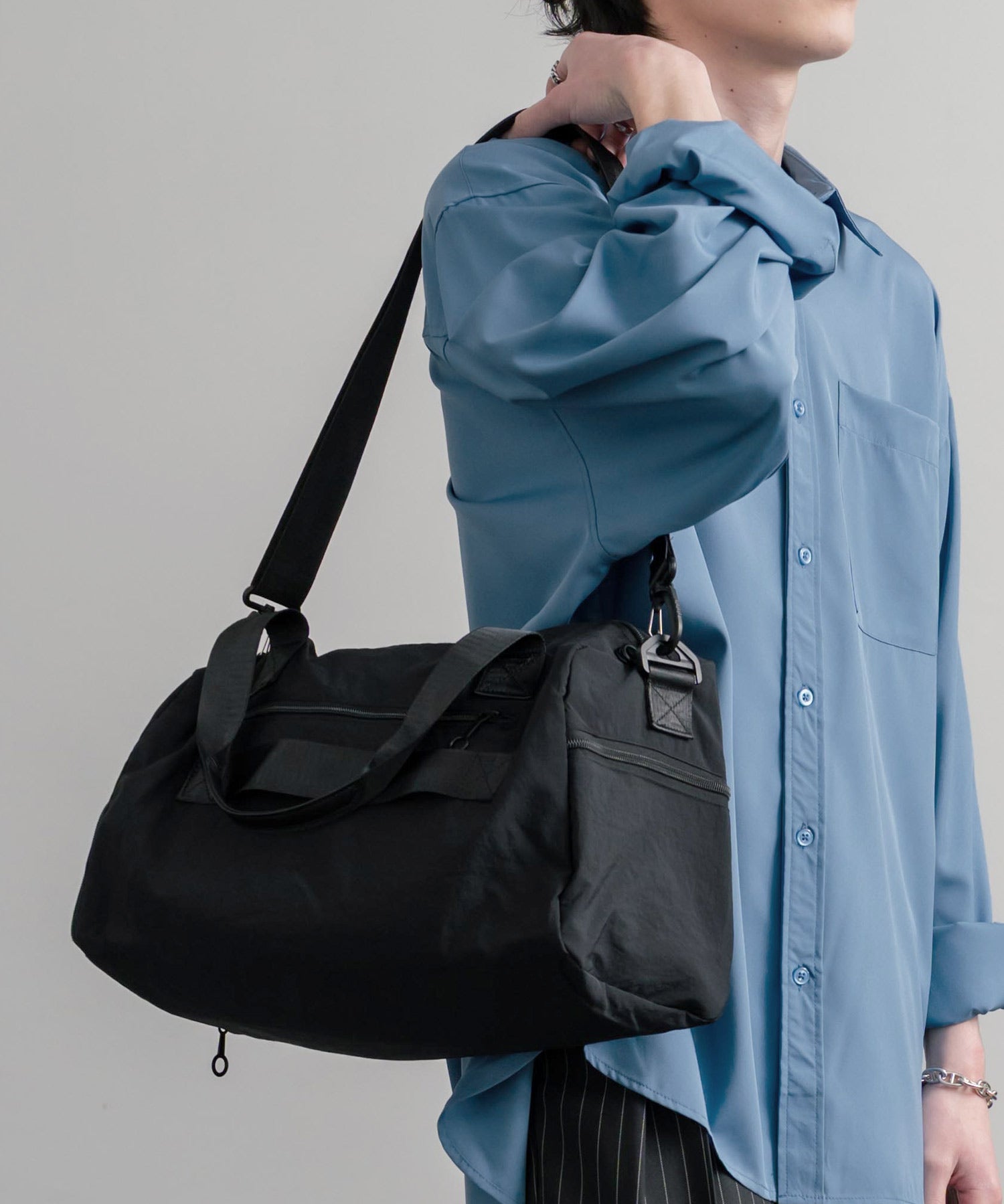 2WAY ナイロンボストンバッグ/ショルダーバッグ/トラベルバッグ 15508