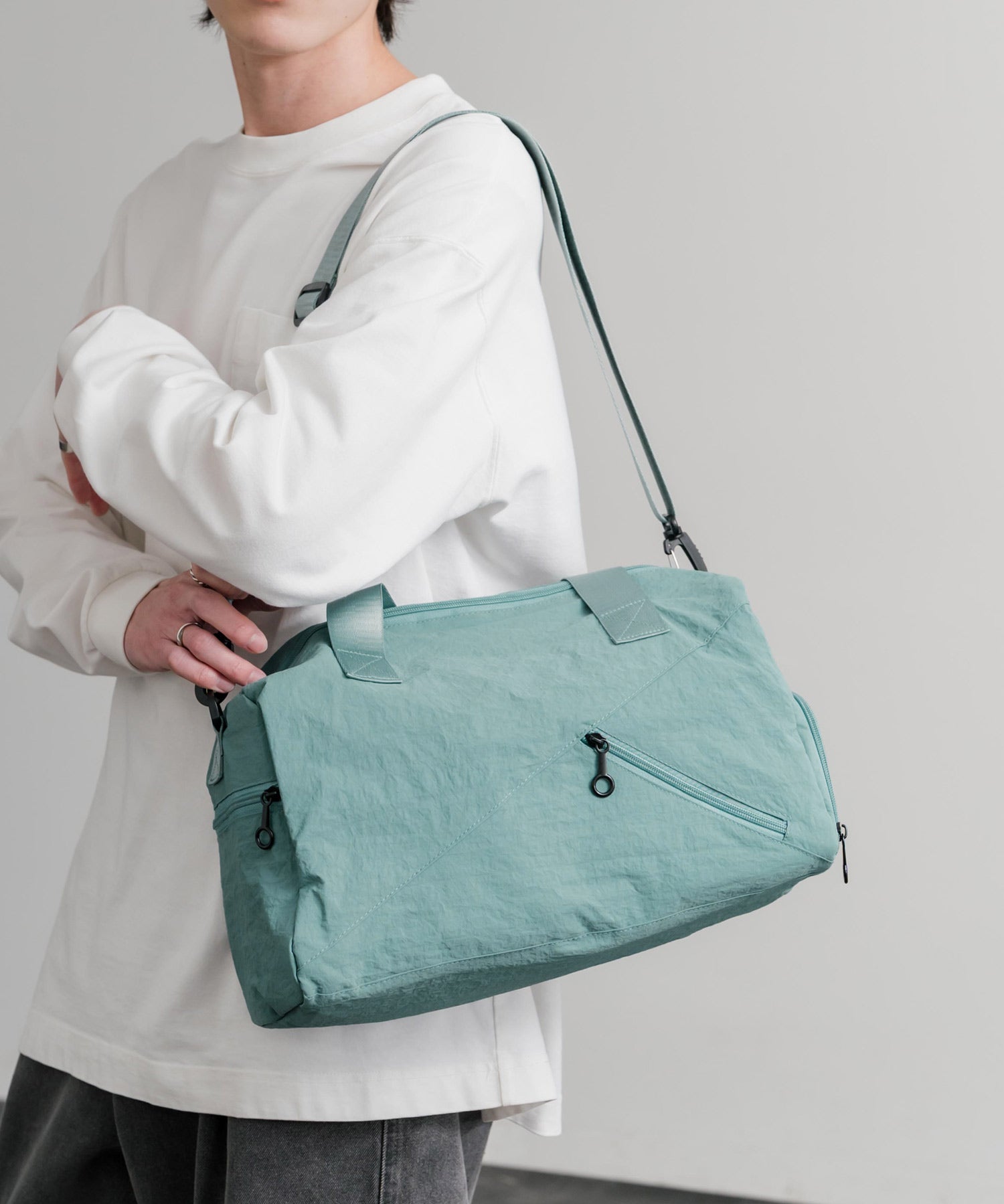 2WAY ナイロンボストンバッグ/ショルダーバッグ/トラベルバッグ 15508