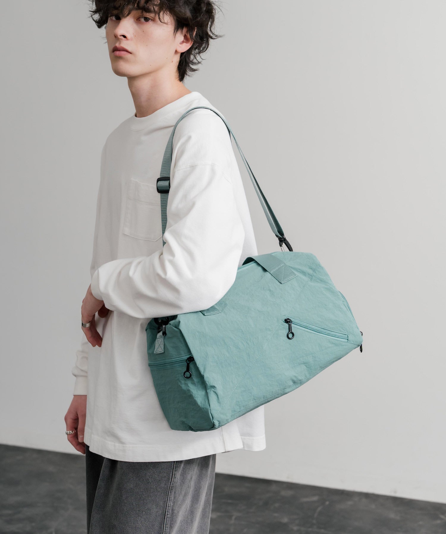 2WAY ナイロンボストンバッグ/ショルダーバッグ/トラベルバッグ 15508