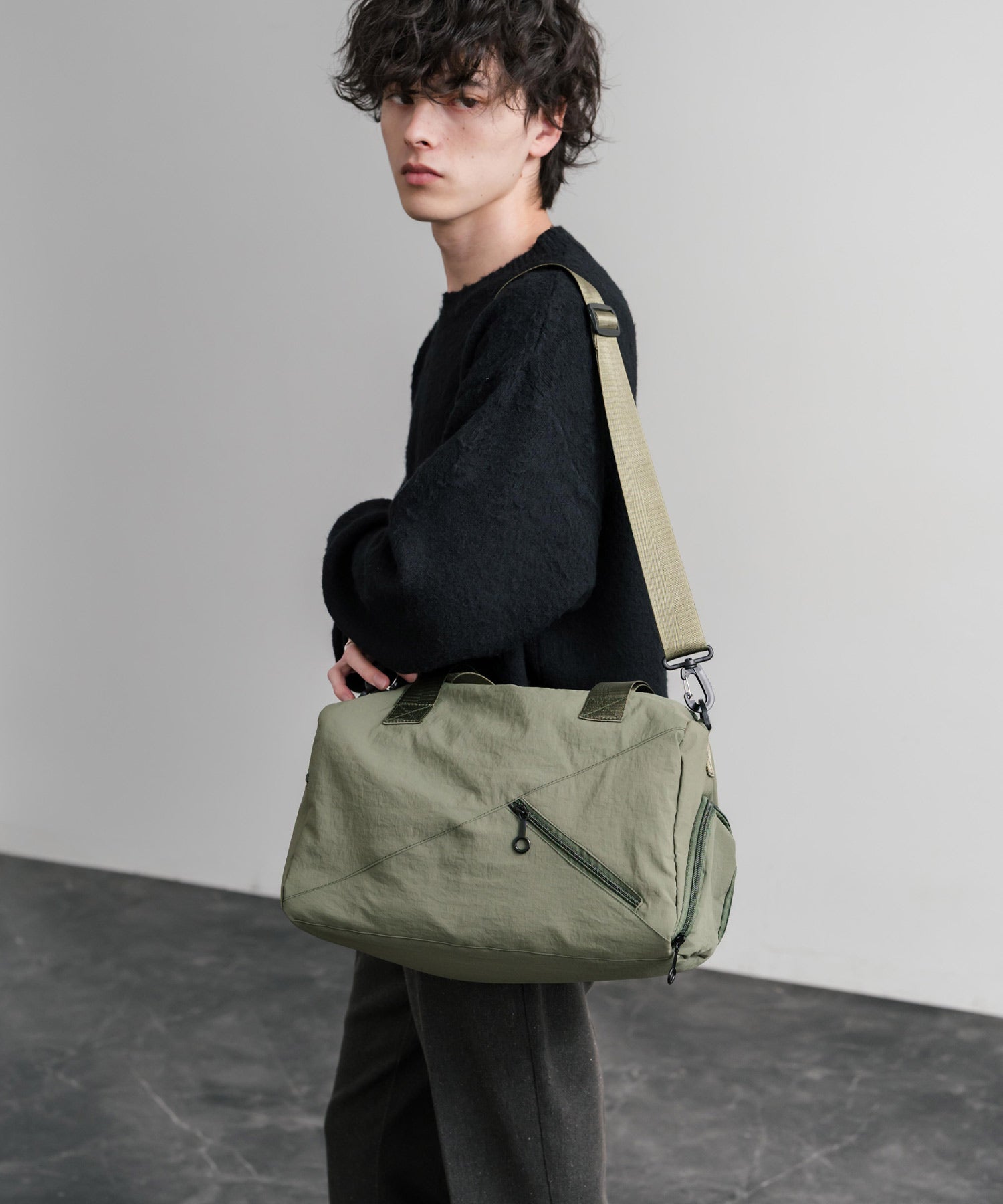 2WAY ナイロンボストンバッグ/ショルダーバッグ/トラベルバッグ 15508
