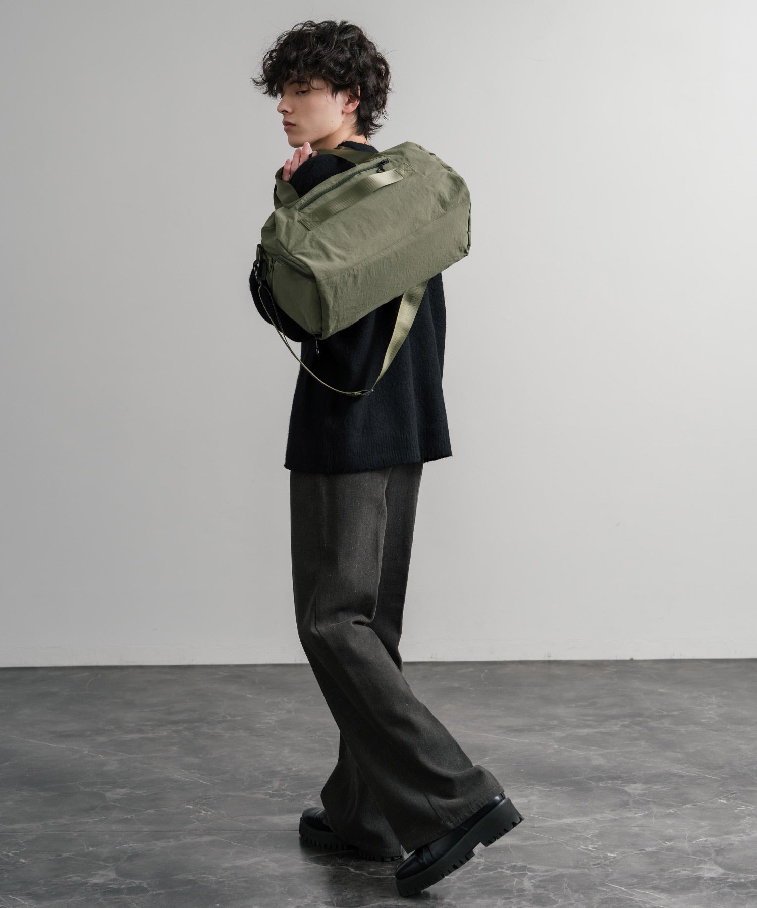 2WAY ナイロンボストンバッグ/ショルダーバッグ/トラベルバッグ 15508