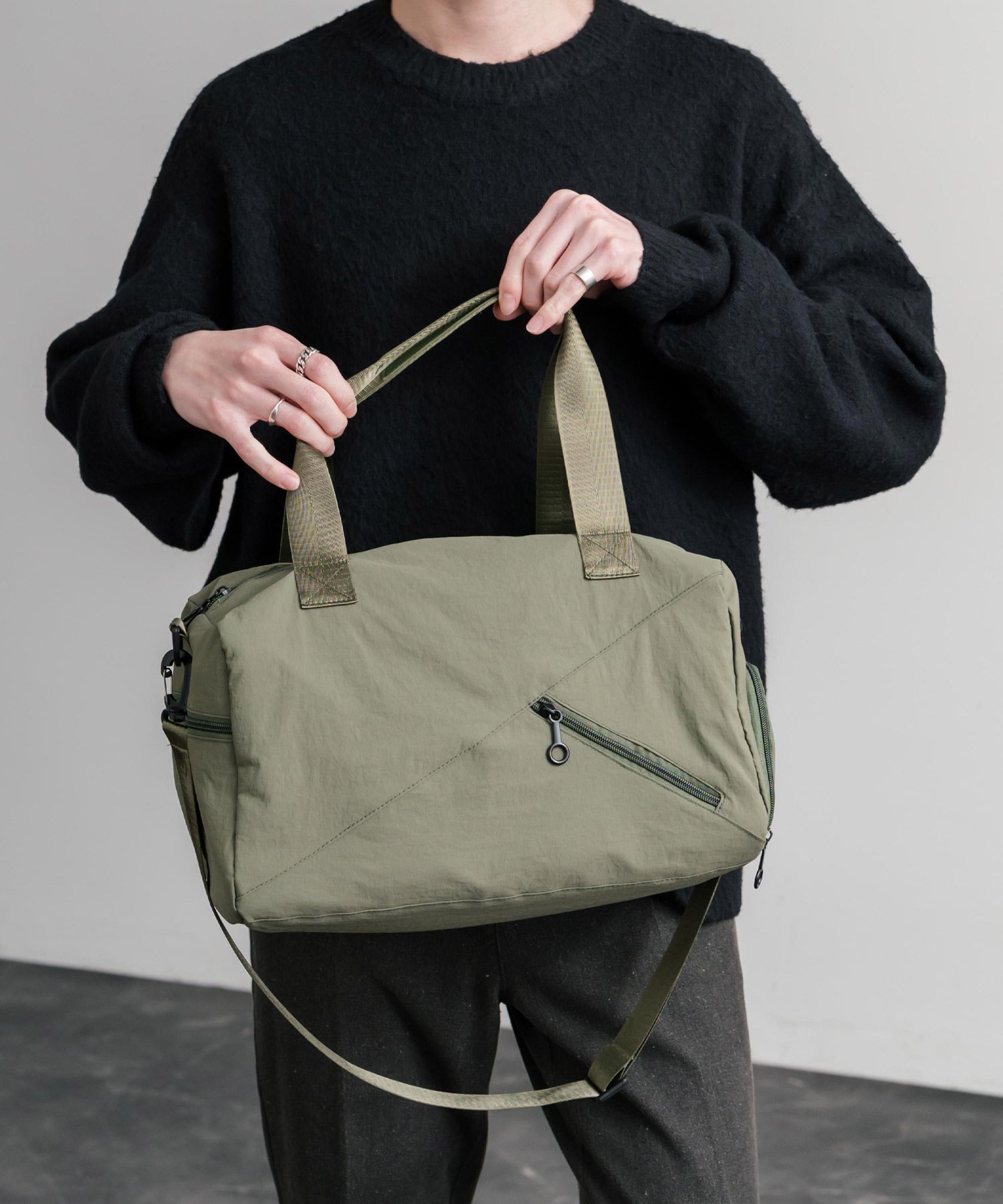 2WAY ナイロンボストンバッグ/ショルダーバッグ/トラベルバッグ 15508