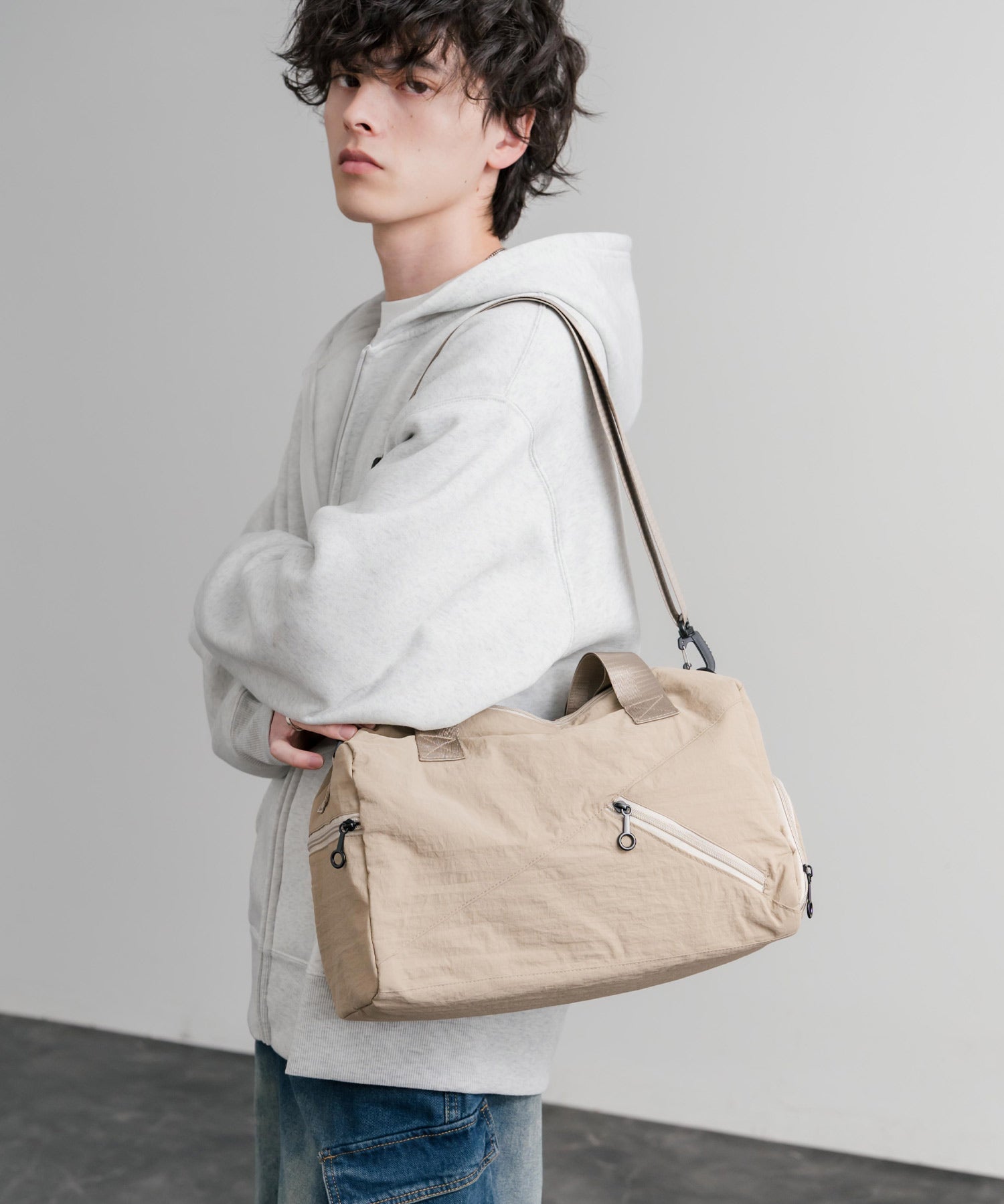 2WAY ナイロンボストンバッグ/ショルダーバッグ/トラベルバッグ 15508