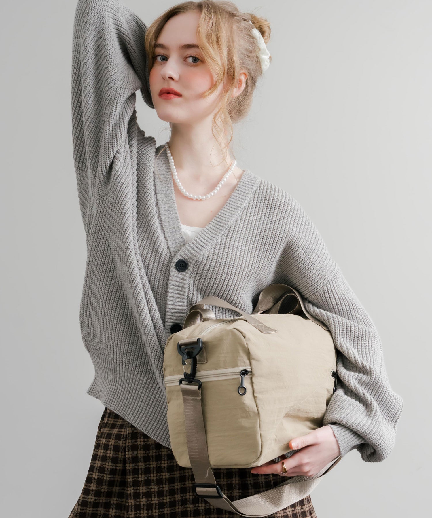 2WAY ナイロンボストンバッグ/ショルダーバッグ/トラベルバッグ 15508