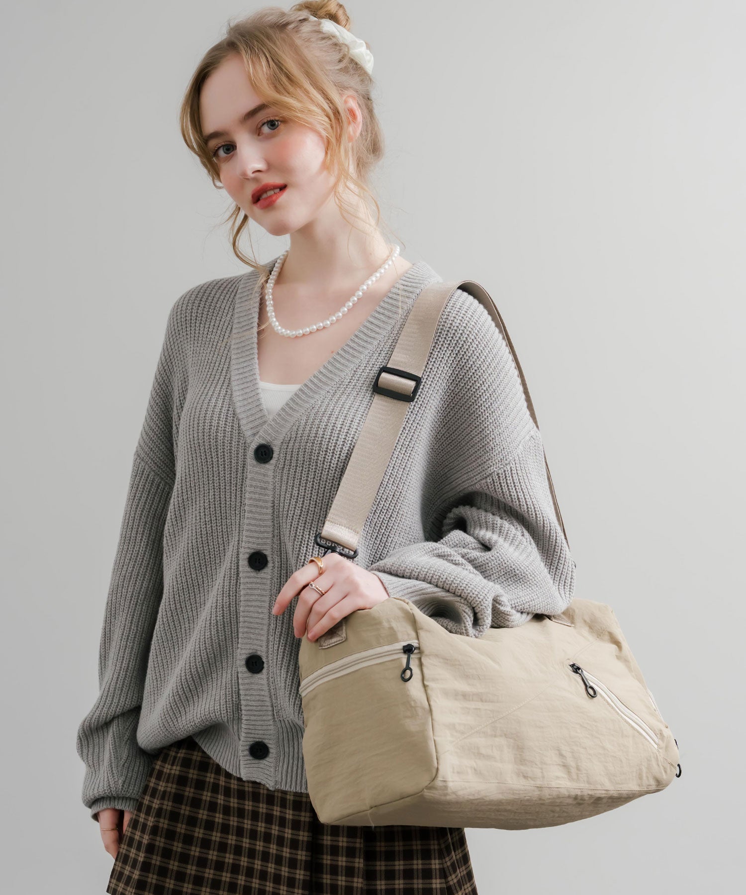 2WAY ナイロンボストンバッグ/ショルダーバッグ/トラベルバッグ 15508