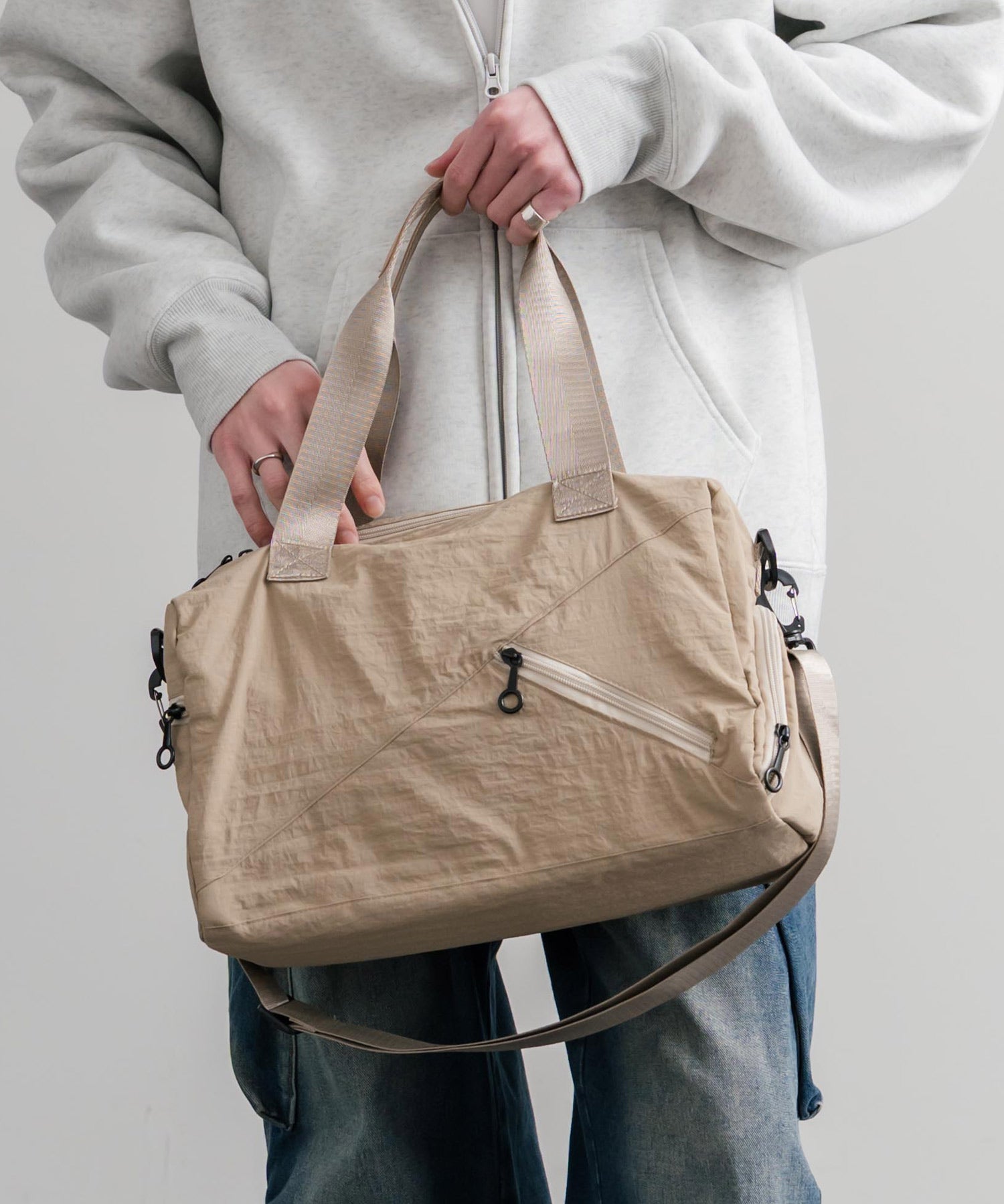 2WAY ナイロンボストンバッグ/ショルダーバッグ/トラベルバッグ 15508