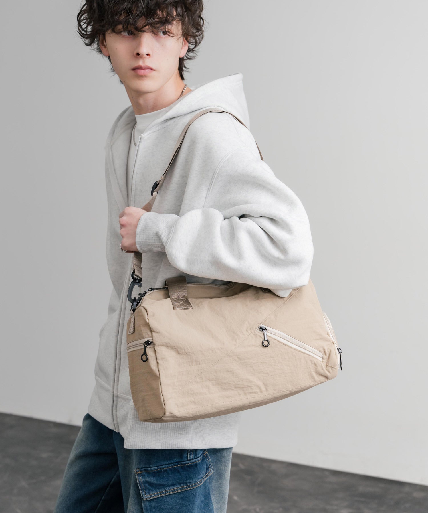 2WAY ナイロンボストンバッグ/ショルダーバッグ/トラベルバッグ 15508