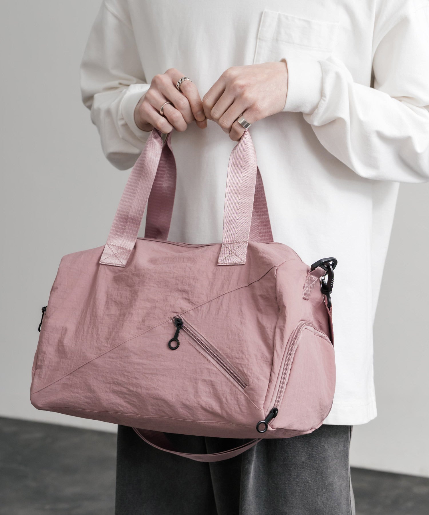 2WAY ナイロンボストンバッグ/ショルダーバッグ/トラベルバッグ 15508