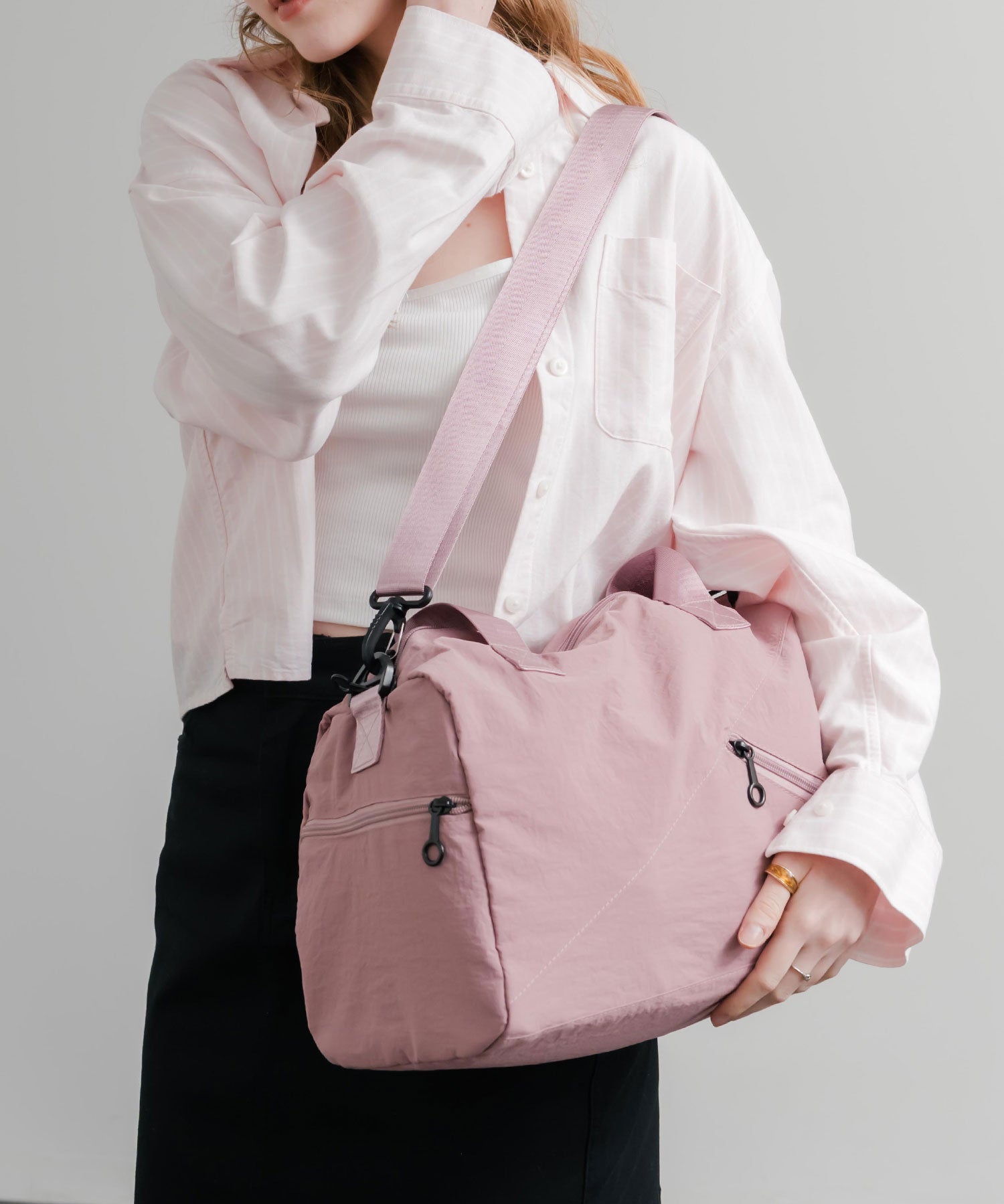 2WAY ナイロンボストンバッグ/ショルダーバッグ/トラベルバッグ 15508