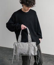 ヴィンテージ加工 PUレザー2WAYショルダーバッグ/ハンドバッグ 15509