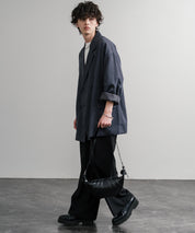 PUレザー クロワッサン型ショルダーバッグ/ボディバッグ 15510