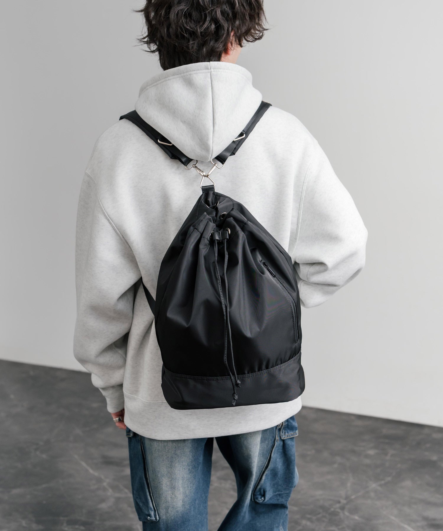 2WAYカラビナナイロンテックショルダーバッグ/リュック 15511