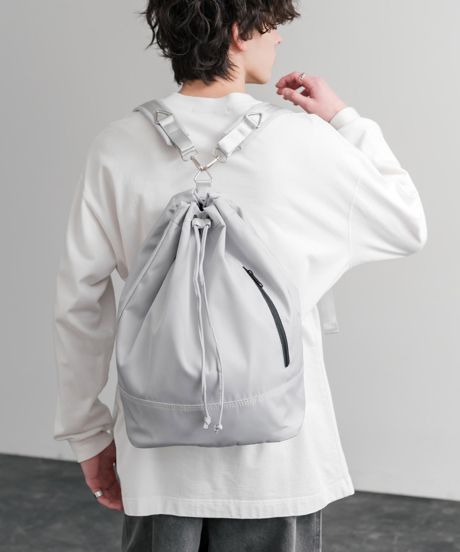 2WAYカラビナナイロンテックショルダーバッグ/リュック 15511