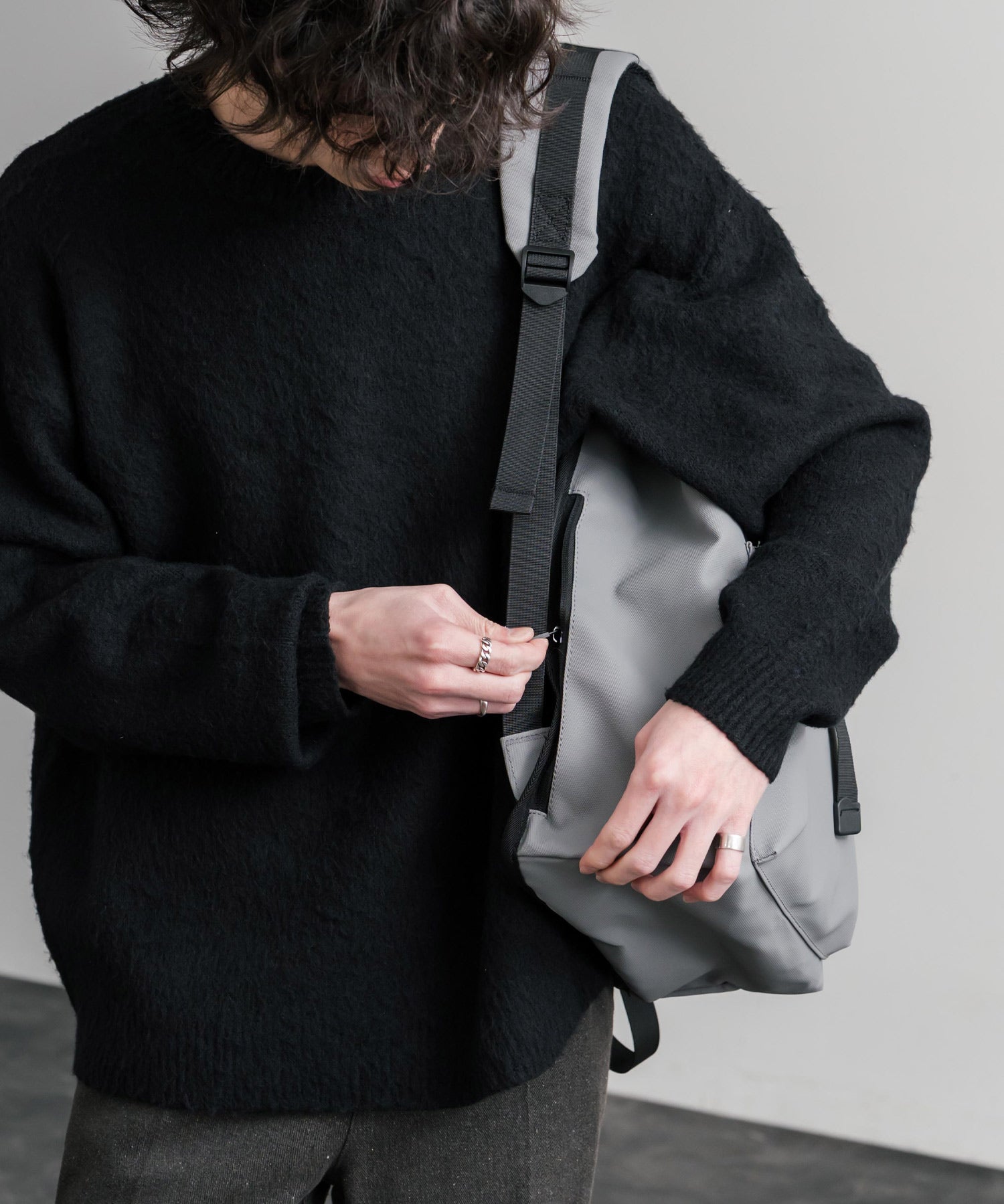 ロールトップアーバンフラップデイパック/バックパック/リュック 15512