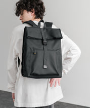 ロールトップアーバンフラップデイパック/バックパック/リュック 15512