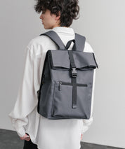 ロールトップアーバンフラップデイパック/バックパック/リュック 15512