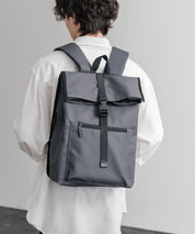 ロールトップアーバンフラップデイパック/バックパック/リュック 15512