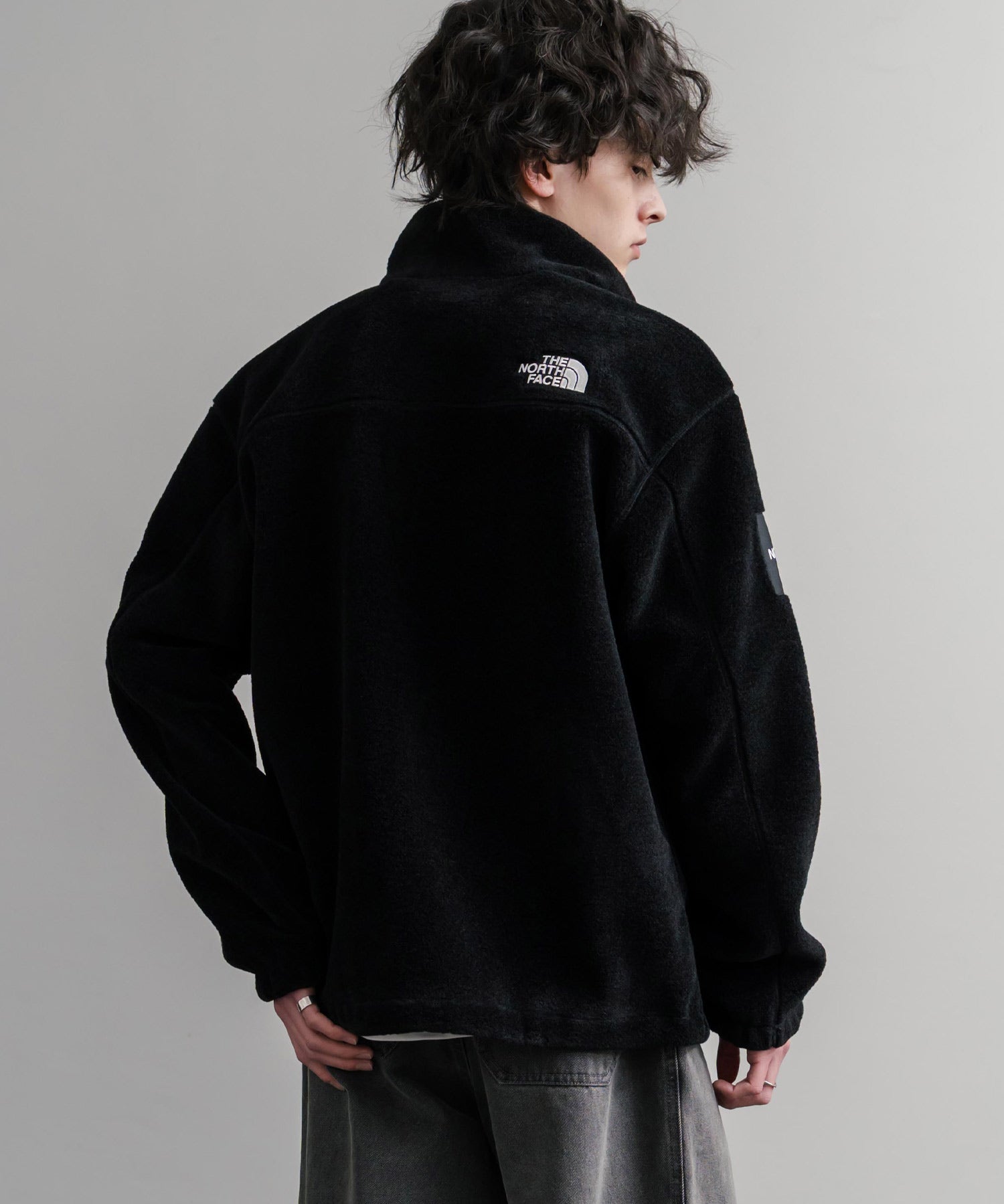 日本未展開モデル THE NORTH FACE ザ・ノースフェイス WHITE LABEL ホワイトレーベル RIMO FLEECE JACKET オーバーサイズスタンドカラーリモフリースジャケット 15528