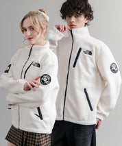 日本未展開モデル THE NORTH FACE ザ・ノースフェイス WHITE LABEL ホワイトレーベル RIMO FLEECE JACKET オーバーサイズスタンドカラーリモフリースジャケット 15528