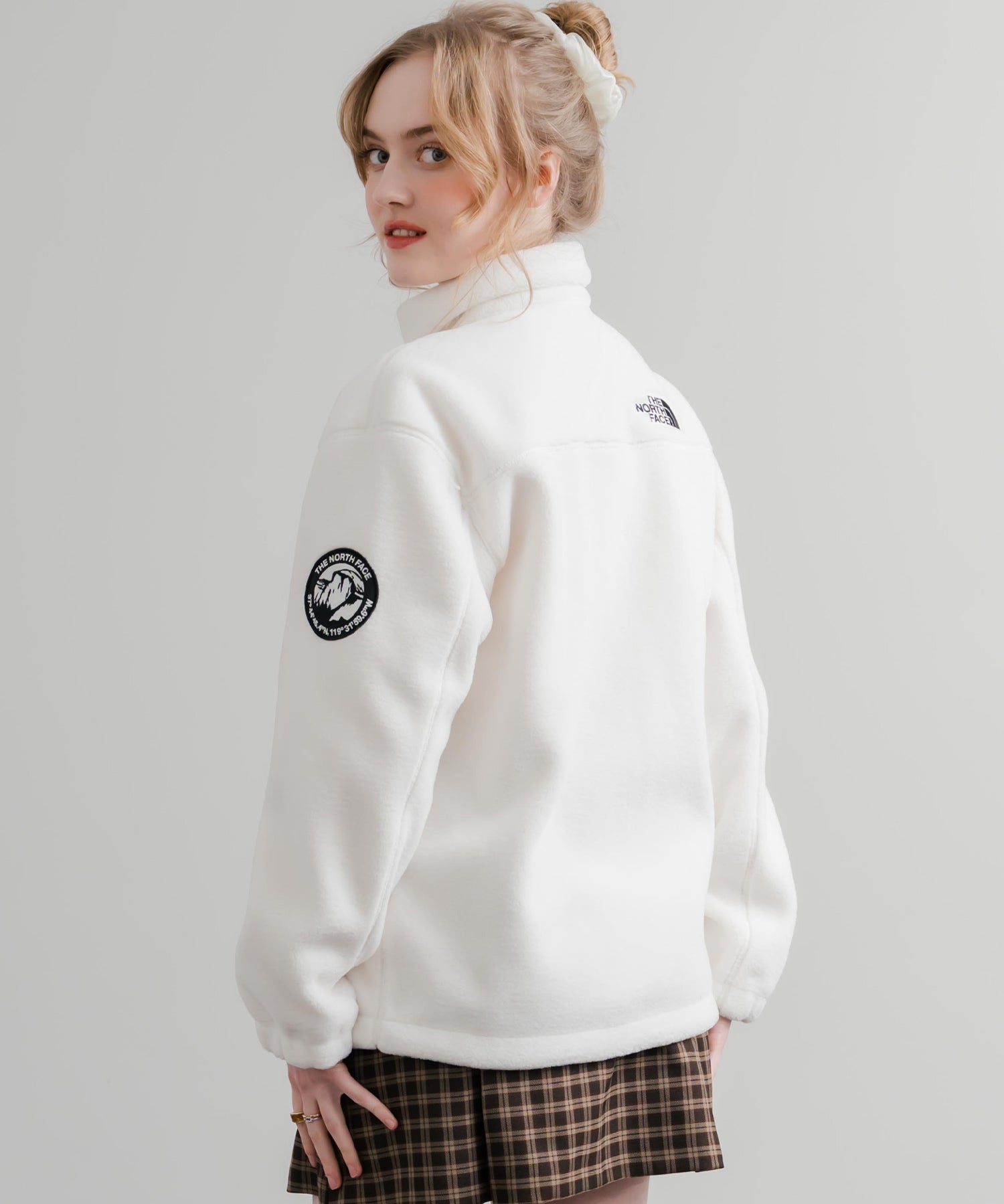 日本未展開モデル THE NORTH FACE ザ・ノースフェイス WHITE LABEL ホワイトレーベル RIMO FLEECE JACKET オーバーサイズスタンドカラーリモフリースジャケット 15528