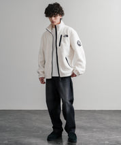 日本未展開モデル THE NORTH FACE ザ・ノースフェイス WHITE LABEL ホワイトレーベル RIMO FLEECE JACKET オーバーサイズスタンドカラーリモフリースジャケット 15528