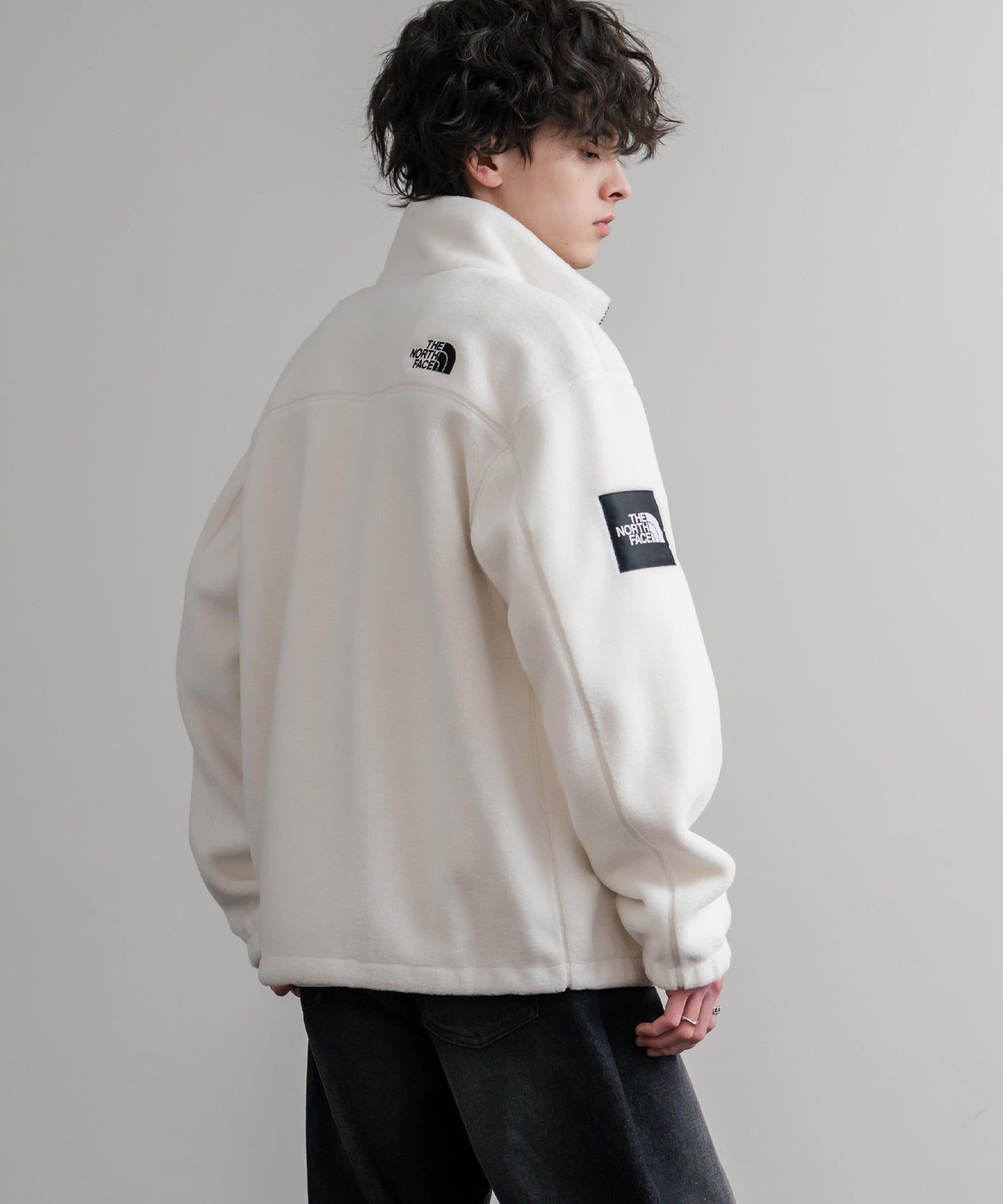 日本未展開モデル THE NORTH FACE ザ・ノースフェイス WHITE LABEL ホワイトレーベル RIMO FLEECE JACKET オーバーサイズスタンドカラーリモフリースジャケット 15528