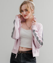 日本未展開モデル WHITE LABEL THE NORTH FACE W'S TNF TRACK JACKET 袖ラインショート丈トラックジャケット ジップパーカー 15532