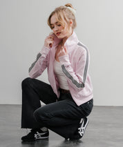 日本未展開モデル WHITE LABEL THE NORTH FACE W'S TNF TRACK JACKET 袖ラインショート丈トラックジャケット ジップパーカー 15532