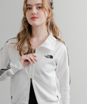 日本未展開モデル WHITE LABEL THE NORTH FACE W'S TNF TRACK JACKET 袖ラインショート丈トラックジャケット ジップパーカー 15532