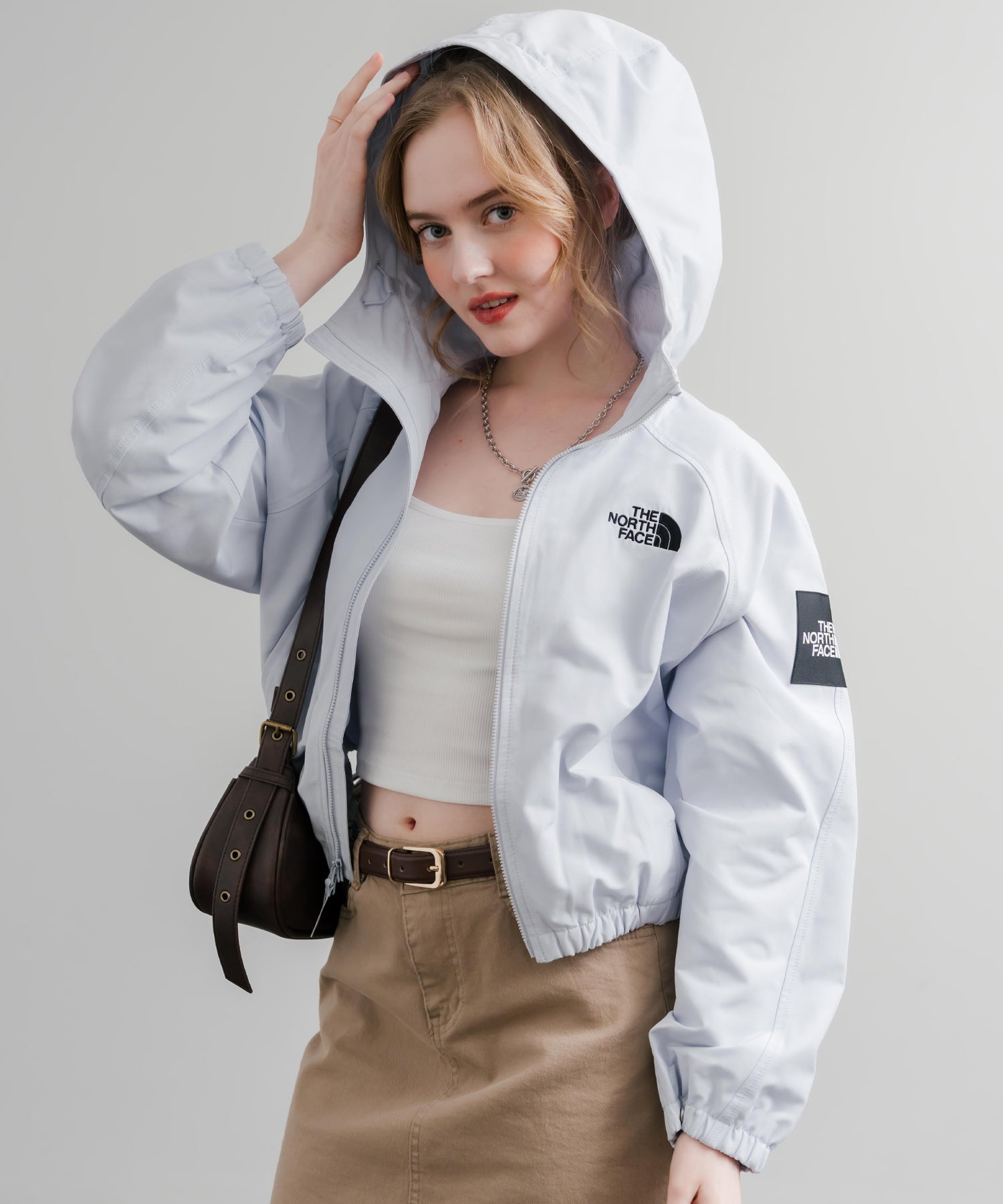 日本未展開モデル WHITE LABEL THE NORTH FACE W'S OLEMA HOODIE オレマフーディー ショートブルゾン 15533