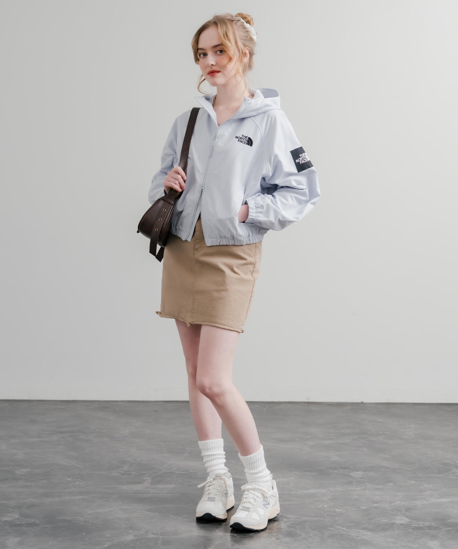 日本未展開モデル WHITE LABEL THE NORTH FACE W'S OLEMA HOODIE オレマフーディー ショートブルゾン 15533