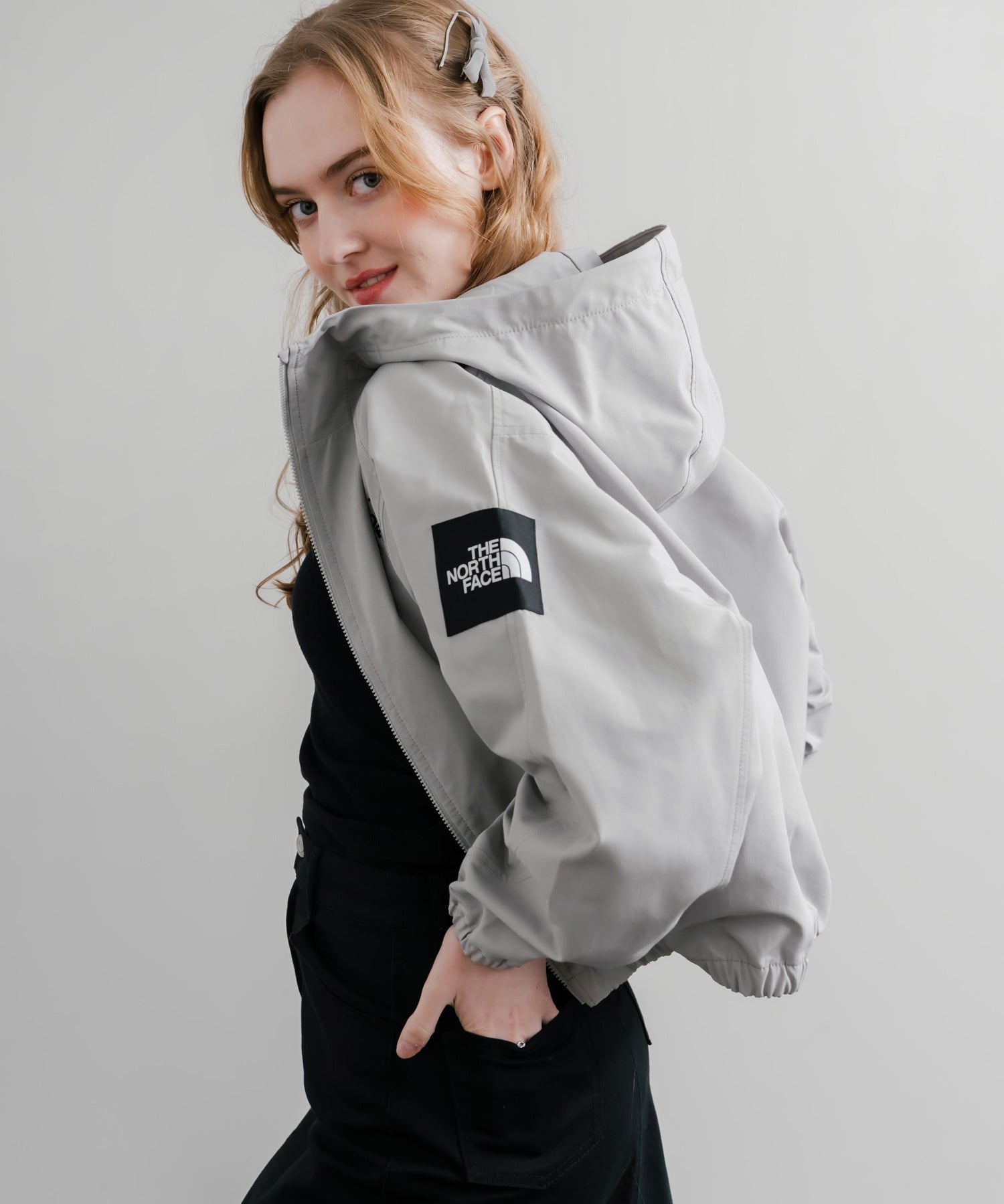 日本未展開モデル WHITE LABEL THE NORTH FACE W'S OLEMA HOODIE オレマフーディー ショートブルゾン 15533