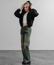 日本未展開モデル WHITE LABEL THE NORTH FACE W'S OLEMA HOODIE オレマフーディー ショートブルゾン 15533