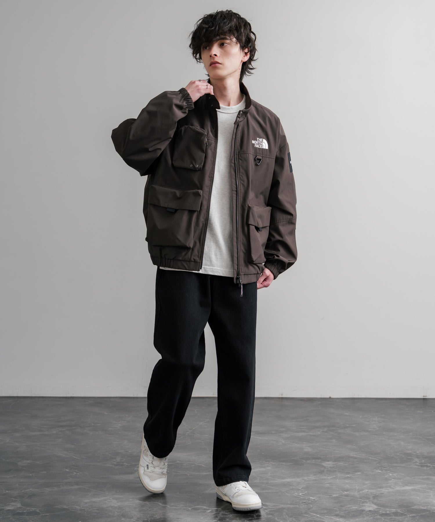 日本未展開モデル THE NORTH FACE ザ・ノースフェイス WHITE LABEL ホワイトレーベル NEILTON JACKET ニールトンジャケット/ワンポイントロゴブルゾン 15534