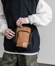 Carhartt カーハート Crossbody Zip Bag 縦型クロスボディバッグ/ワンポイントロゴ斜め掛けショルダーバッグ 15535