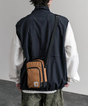 Carhartt カーハート Crossbody Zip Bag 縦型クロスボディバッグ/ワンポイントロゴ斜め掛けショルダーバッグ 15535