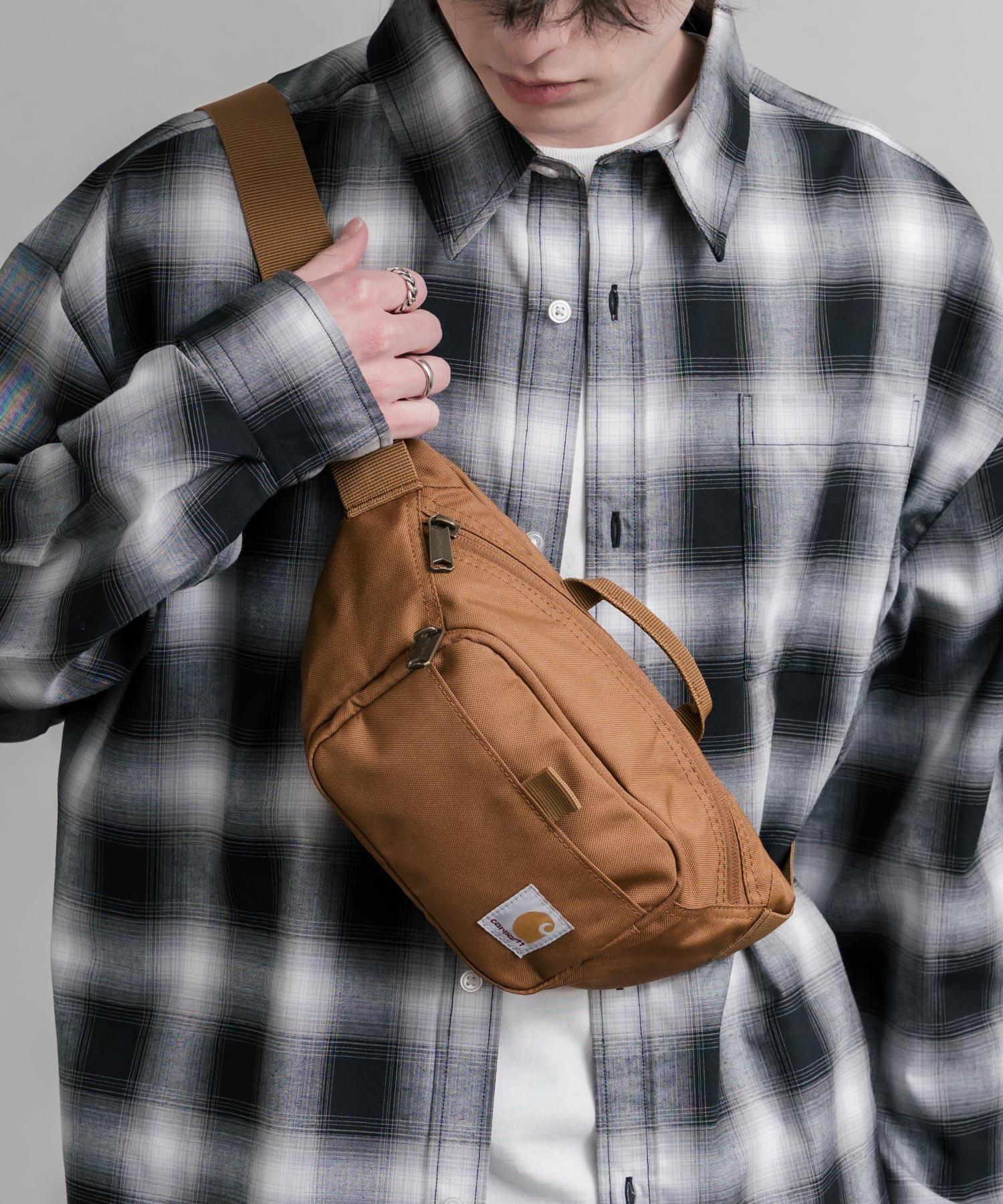Carhartt ダック ボディバッグ ブラウン Amazon.co.jp: [カーハート] Carhartt バッグ ウエストバッグ ボディ