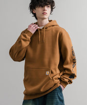 Carhartt カーハート Midweight Logo Sleeve Graphic Sweatshirt/ロゴスリーブミッドウエイトプルオーバーパーカー 15539