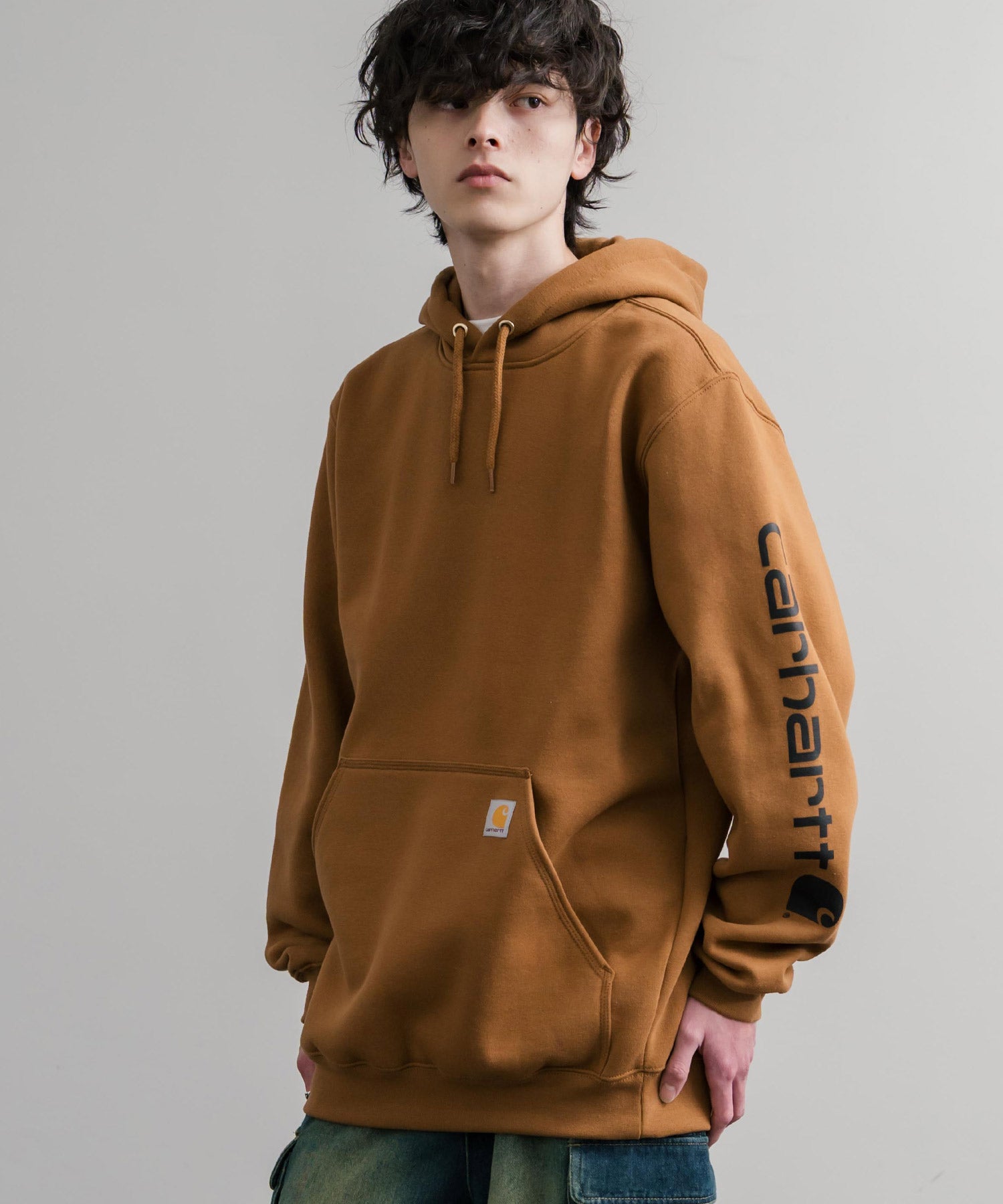 Carhartt カーハート Midweight Logo Sleeve Graphic Sweatshirt/ロゴ