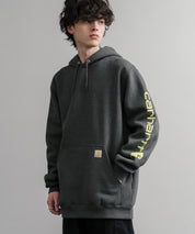 Carhartt カーハート Midweight Logo Sleeve Graphic Sweatshirt/ロゴスリーブミッドウエイトプルオーバーパーカー 15539